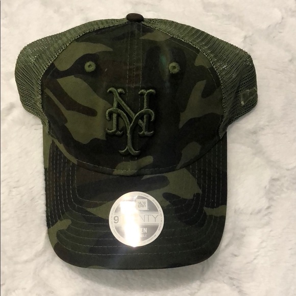 mets camo hat